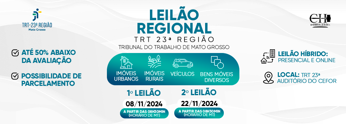 LEILÃO TRT