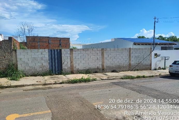 001 - terrenos / lote com 360m² - r. américo vespucio, jd universitário, cuiabá