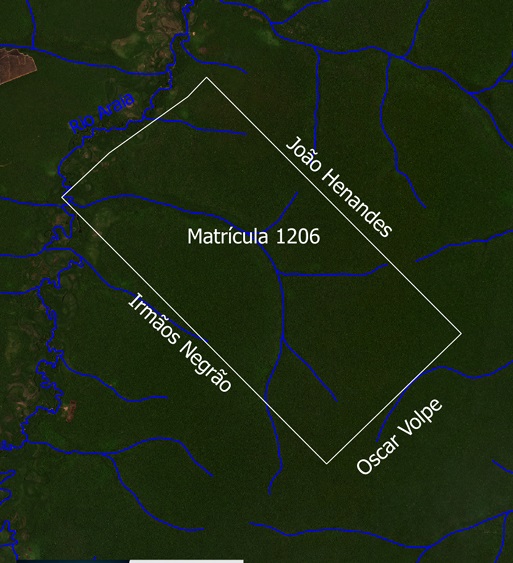 001 - imóveis rurais / imóvel rural (faz. santa elvira) com 1.258 hectares - feliz natal/mt